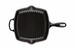 Skillet Gril en fonte émaillée Carré 26 cm Noir Mat